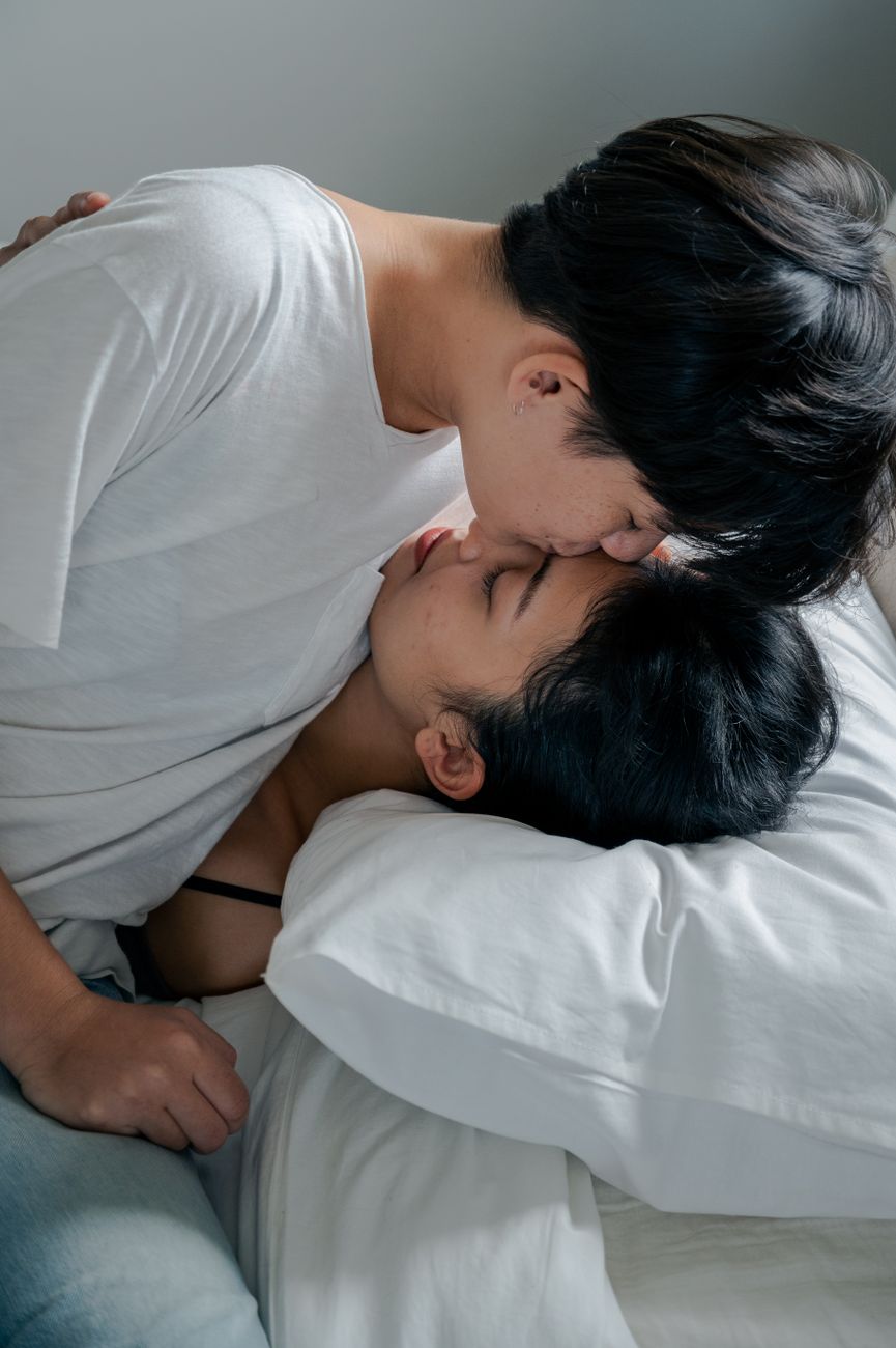 Pareja abrazada