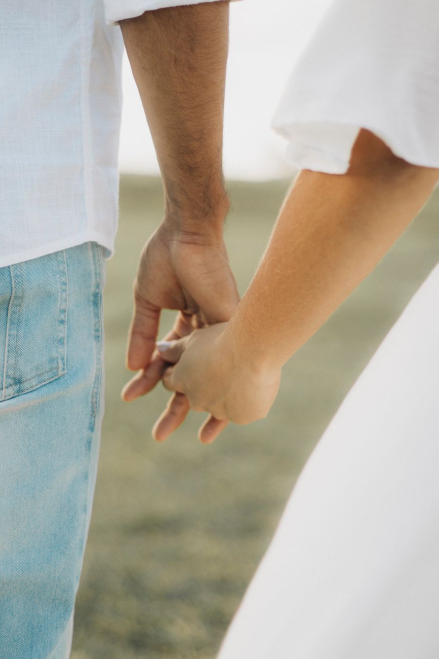 Pareja abrazada