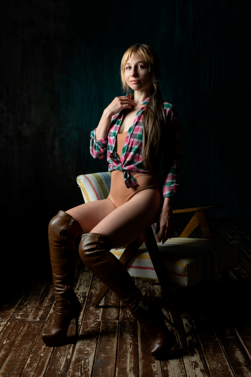 Mujer joven y seductora